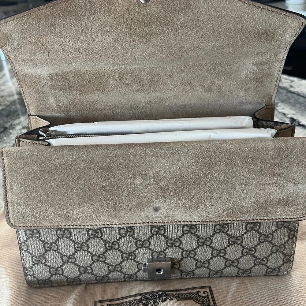 Gucci small Dionysus in tan canvas - Picture 2 of 10